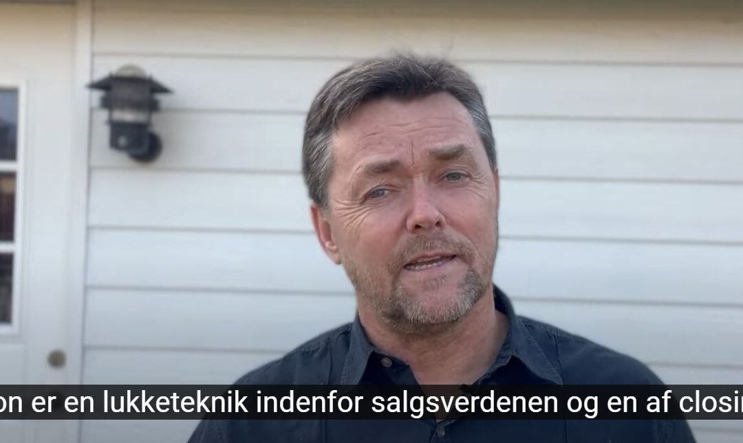 Lukketeknikken “En halv nelson” er effektiv, når du møder krav fra dine kunder
